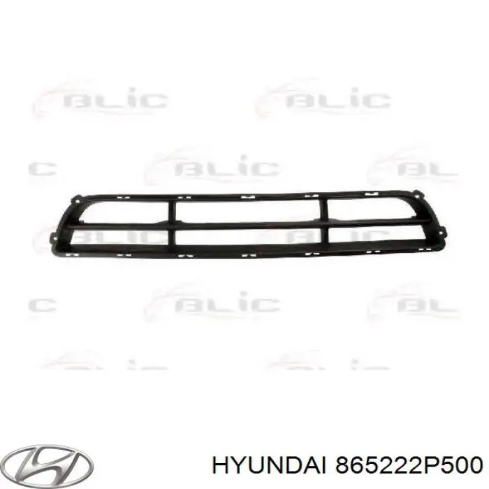 865222P500 Hyundai/Kia Центральная решетка переднего бампера