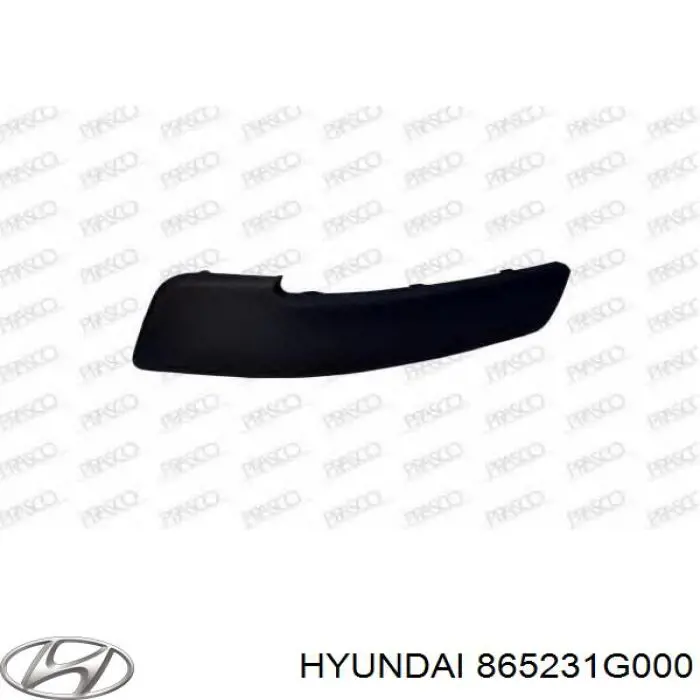 Купить 865231G000 Hyundai/Kia Накладка бампера переднего левая