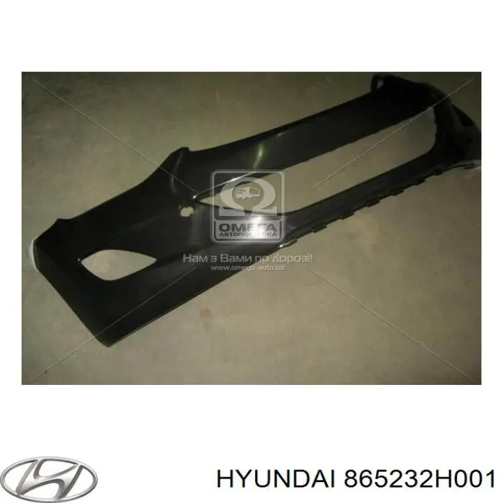 Молдинг бампера переднего левый 865232H001 Hyundai/Kia