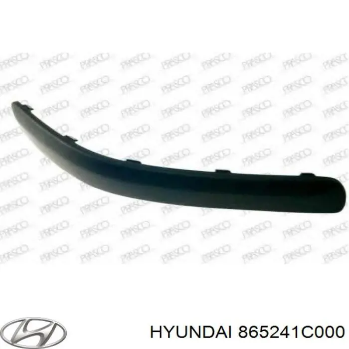 Накладка бампера переднего, правая Hyundai/Kia 865241C000 цена, от 4.52 USD