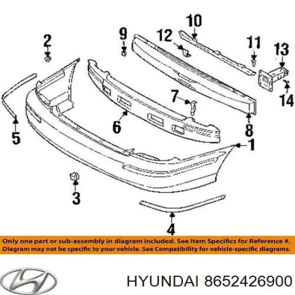  Hyundai/Kia 8652426900 цена, от 15.20 USD