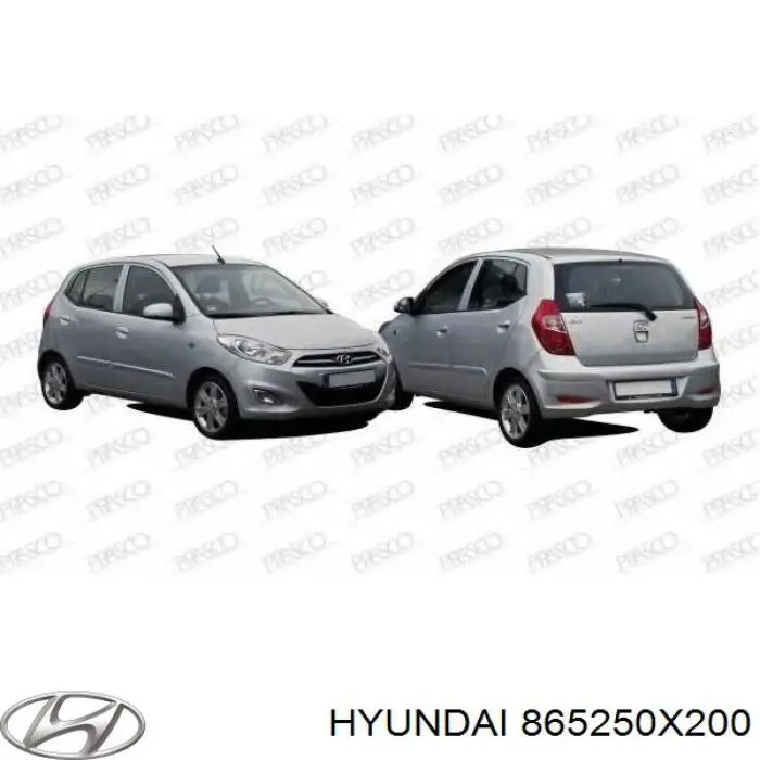 Спойлер переднего бампера Hyundai/Kia 865250X200 цена, от 30.87 USD