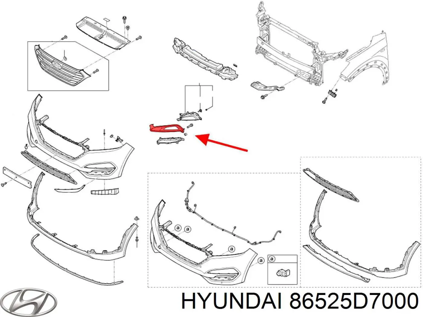  Hyundai/Kia 86525D7000 цена, от 43.08 USD