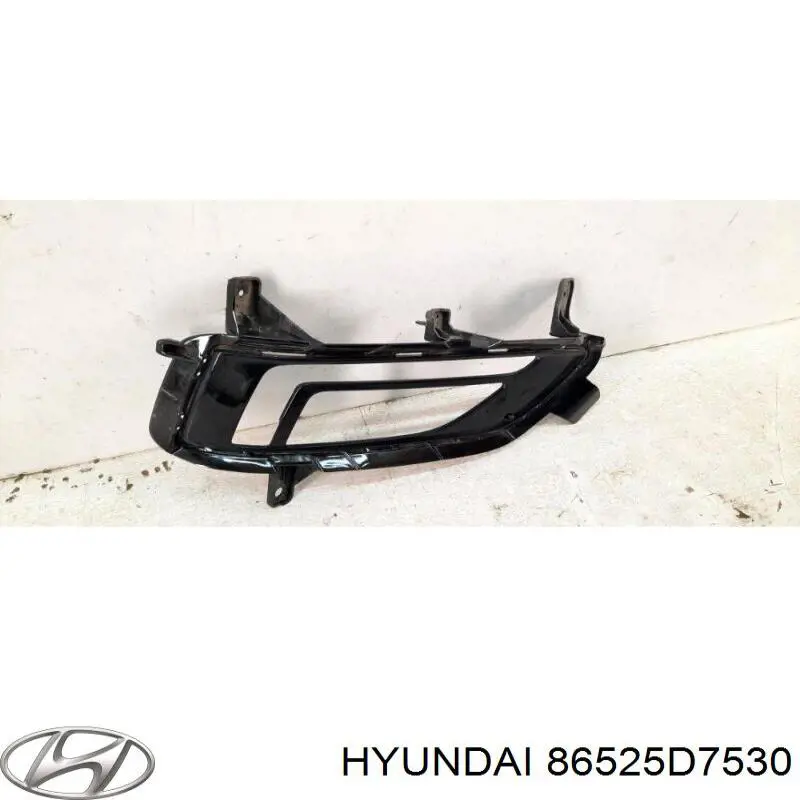 Заглушка ПТФ бампера переднего левая Hyundai/Kia 86525D7530 цена, от 53.69 USD