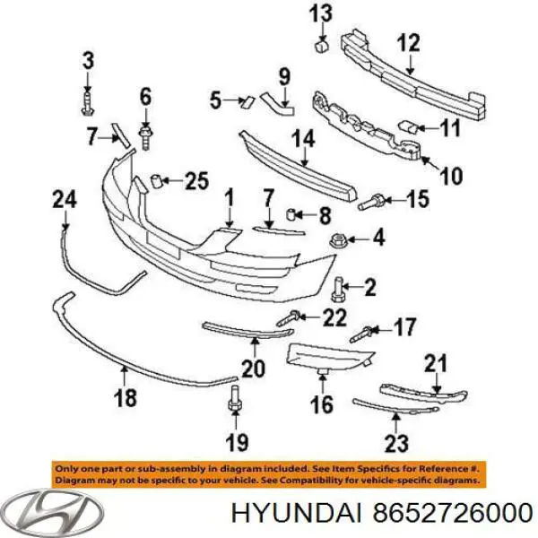  8652726000 Hyundai/Kia