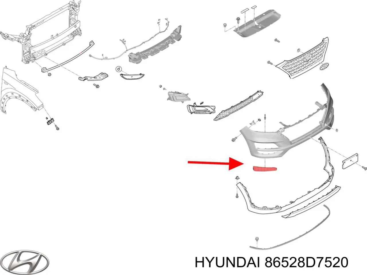 86528D7520 Hyundai/Kia 