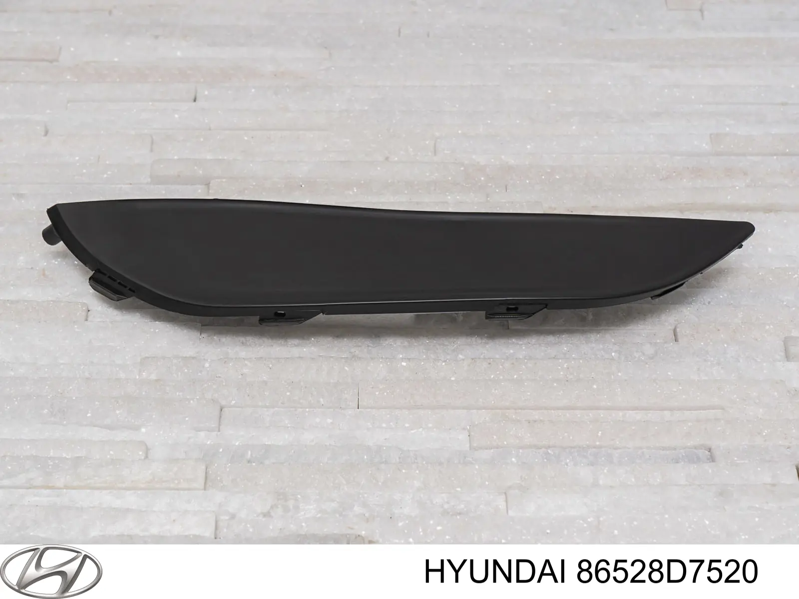 Ободок (окантовка) фары противотуманной правой Hyundai/Kia 86528D7520 цена, от 43.37 USD
