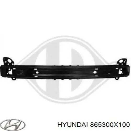 865300X100 Hyundai/Kia усилитель бампера переднего