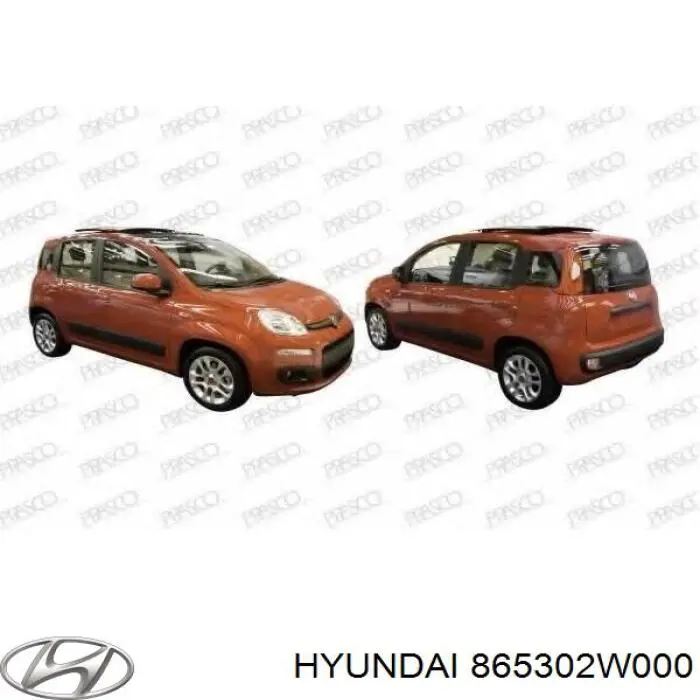 865302W000 Hyundai/Kia Балка бампера переднего