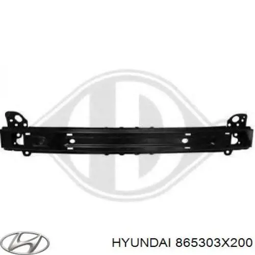 865303X200 Hyundai/Kia усилитель бампера переднего