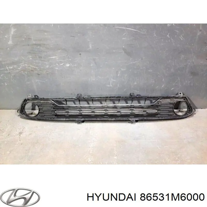 86531M6000 Hyundai/Kia Центральная решетка переднего бампера