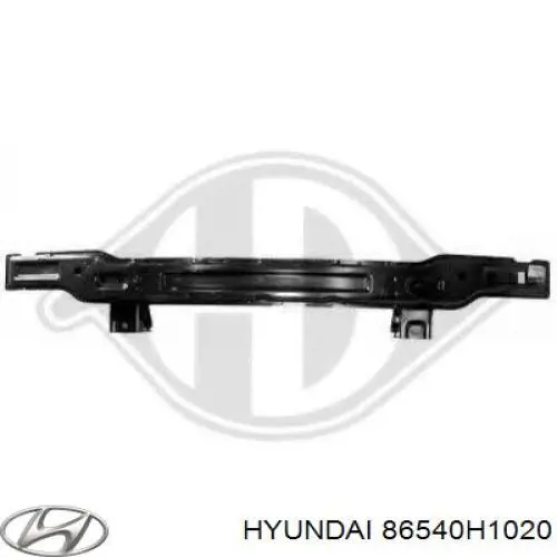 Усилитель переднего бампера Hyundai Terracan HP (Хундай Терракан)