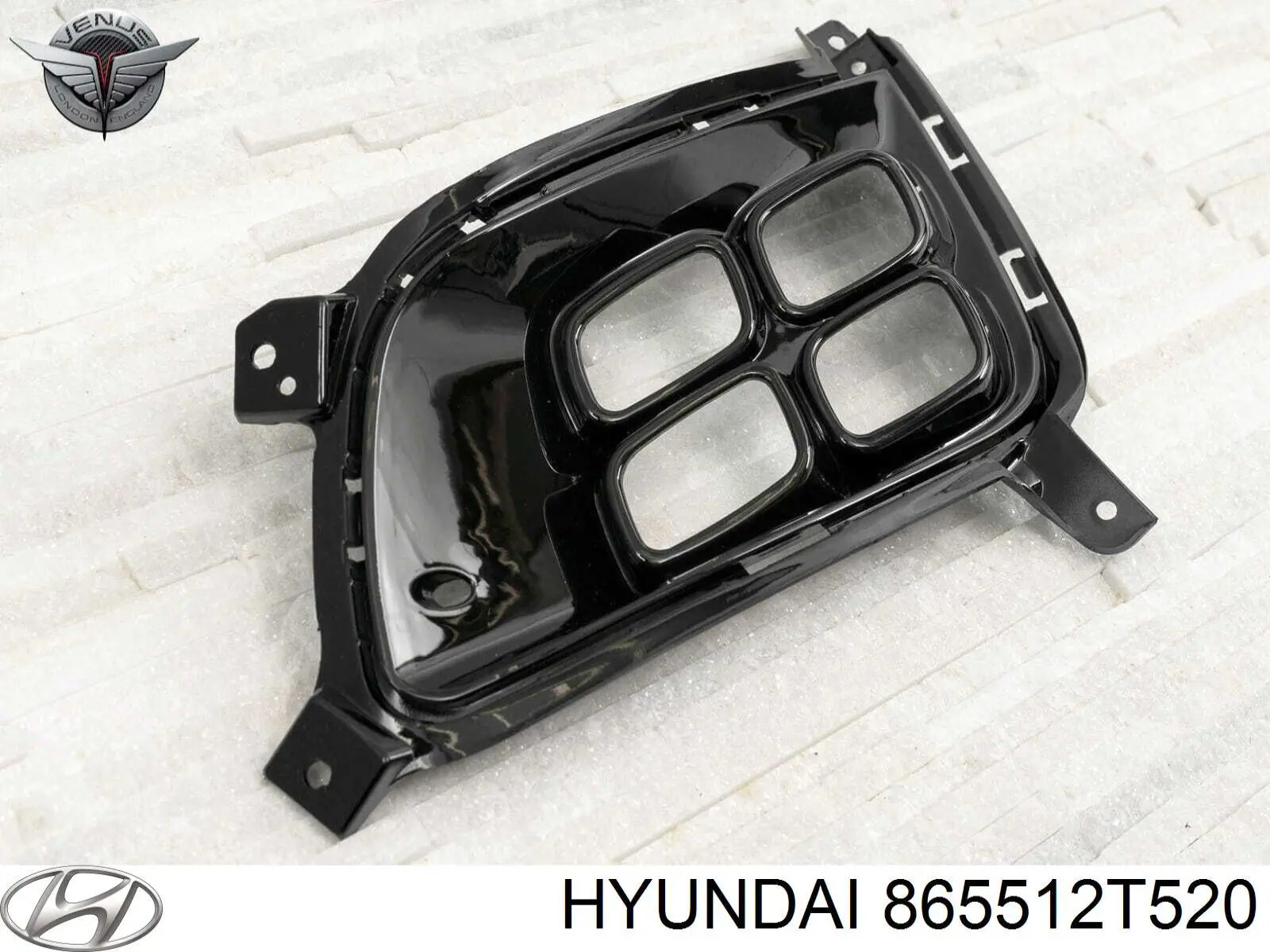 Ободок/окантовка фары противотуманной, левый Hyundai/Kia 865512T520 цена, от 28.15 USD