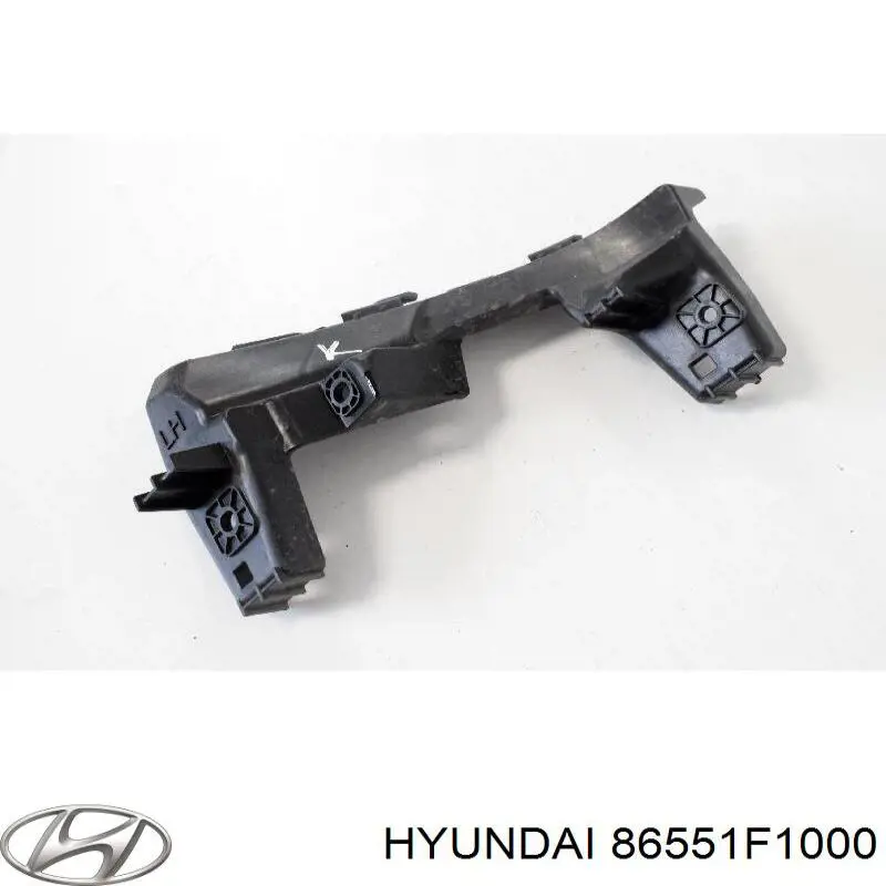 86551F1000 Hyundai/Kia consola do pára-choque dianteiro esquerdo