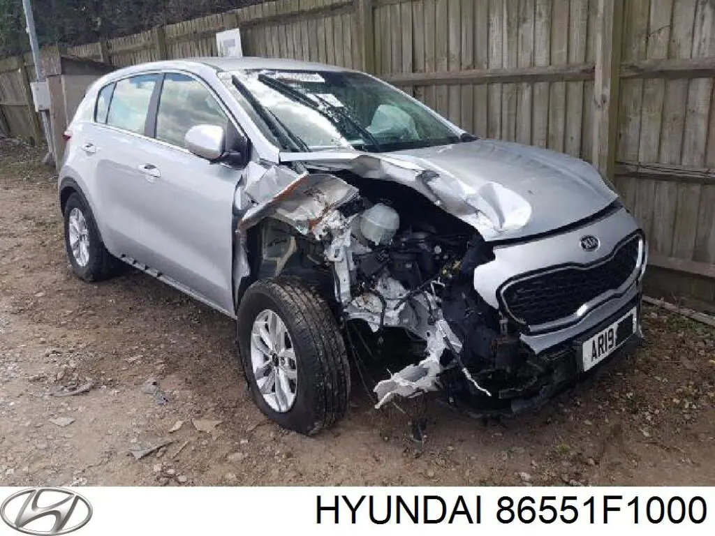 Кронштейн бампера переднего левый 86551F1000 Hyundai/Kia