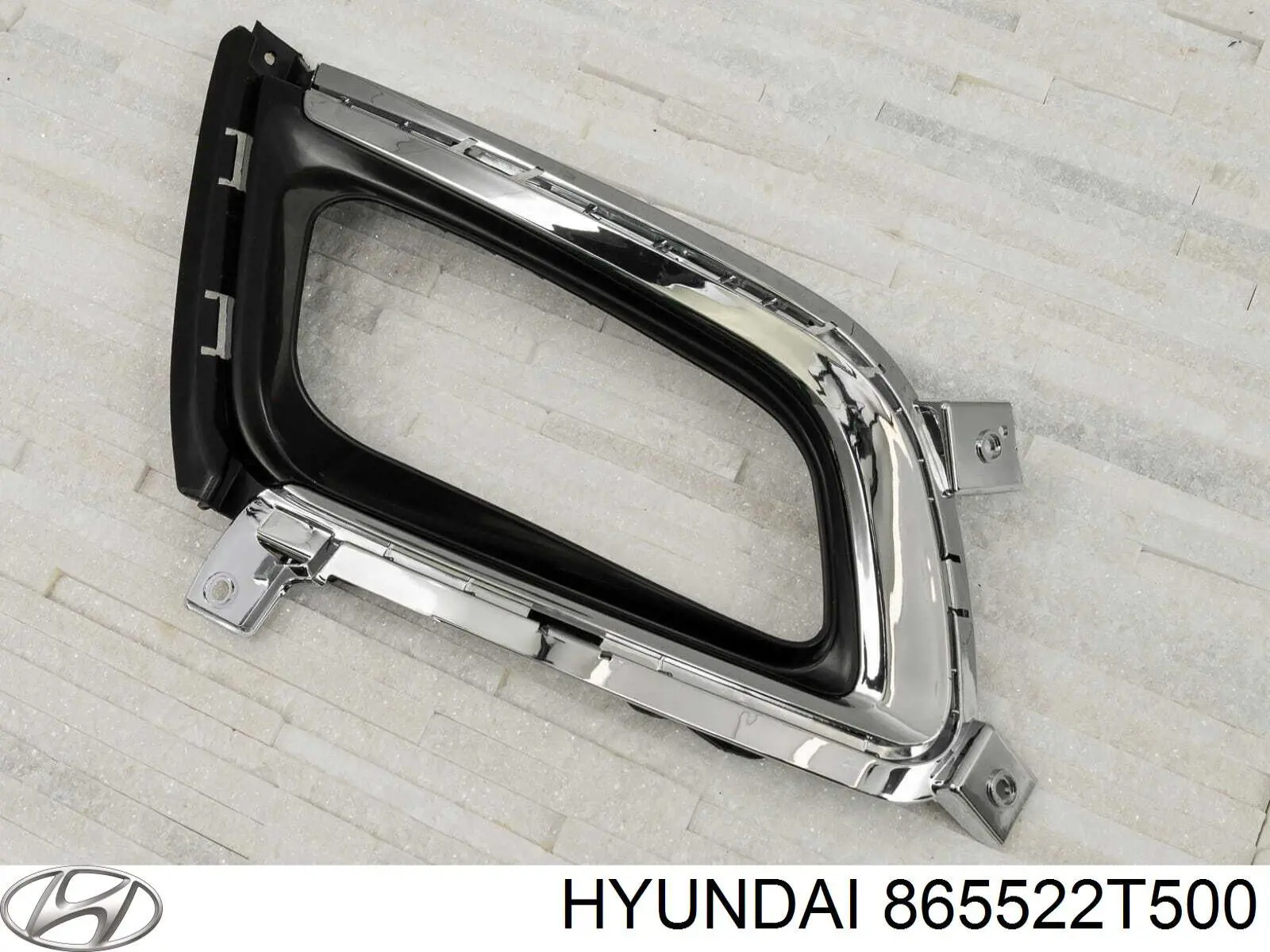 Заглушка, решетка противотуманных фар бампера переднего, правая Hyundai/Kia 865522T500 цена, от 46.43 USD