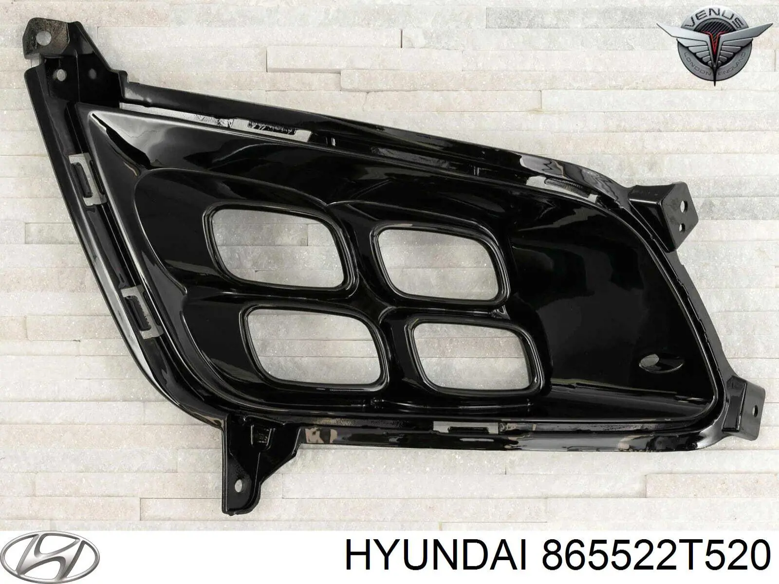 865522T520 Hyundai/Kia ободок (окантовка фары противотуманной правой)