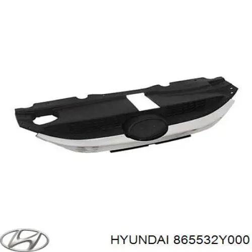 865532Y000 Hyundai/Kia ободок (окантовка фары противотуманной левой)