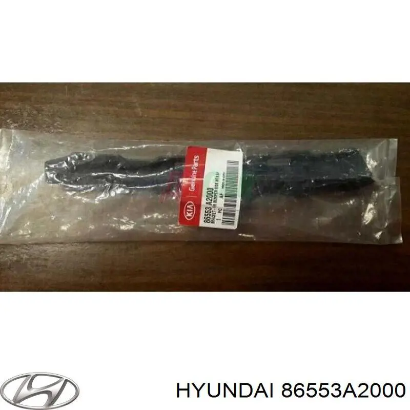 86553A2000 Hyundai/Kia consola do pára-choque dianteiro esquerdo