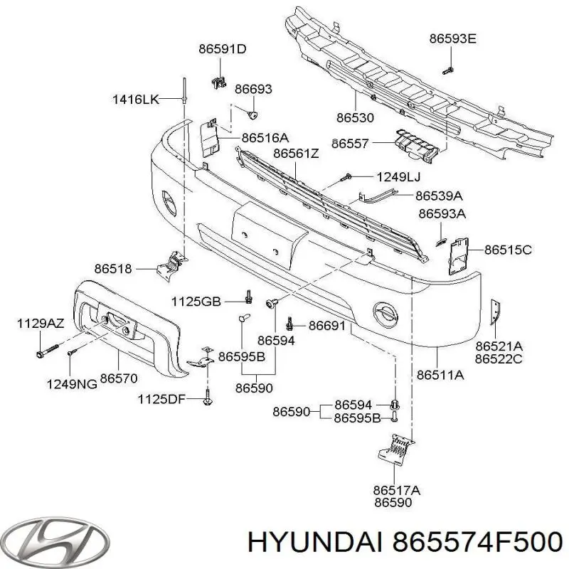  Hyundai/Kia 865574F500 цена, от 3.26 USD