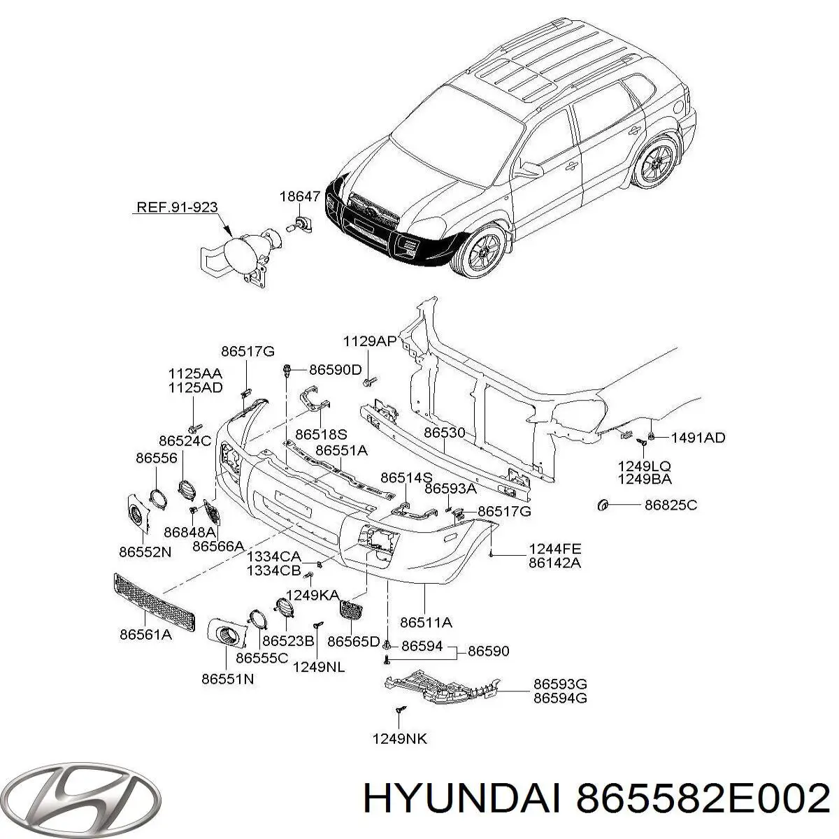 865582E002 Hyundai/Kia 