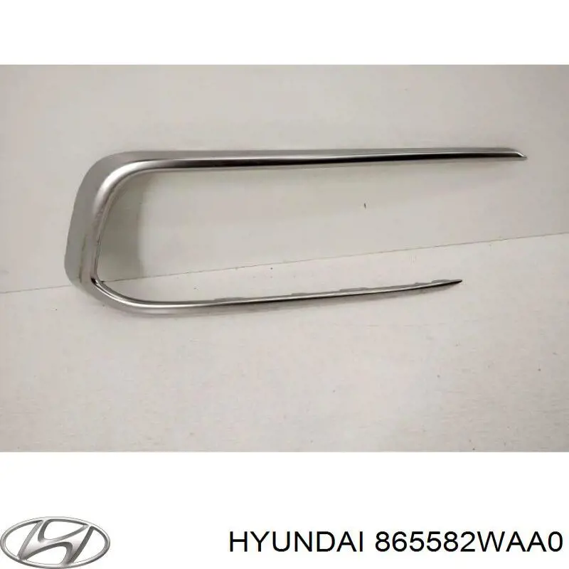 Ободок (окантовка) фары противотуманной правой Hyundai/Kia 865582WAA0 цена, от 24.77 USD