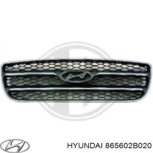 Купить 865602B020 Hyundai/Kia Решетка радиатора