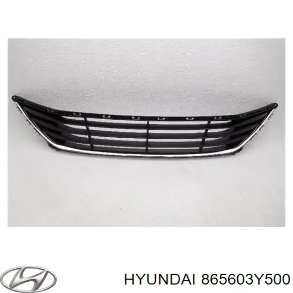 Grelha central do pára-choque dianteiro para Hyundai Elantra 