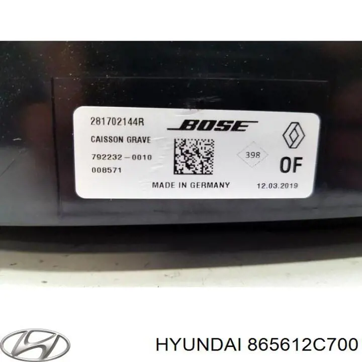 865612C700 Hyundai/Kia 