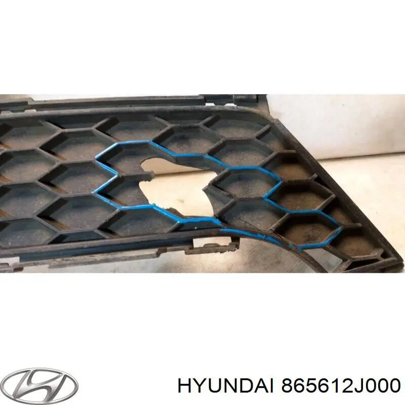 Решетка бампера переднего 865612J000 Hyundai/Kia