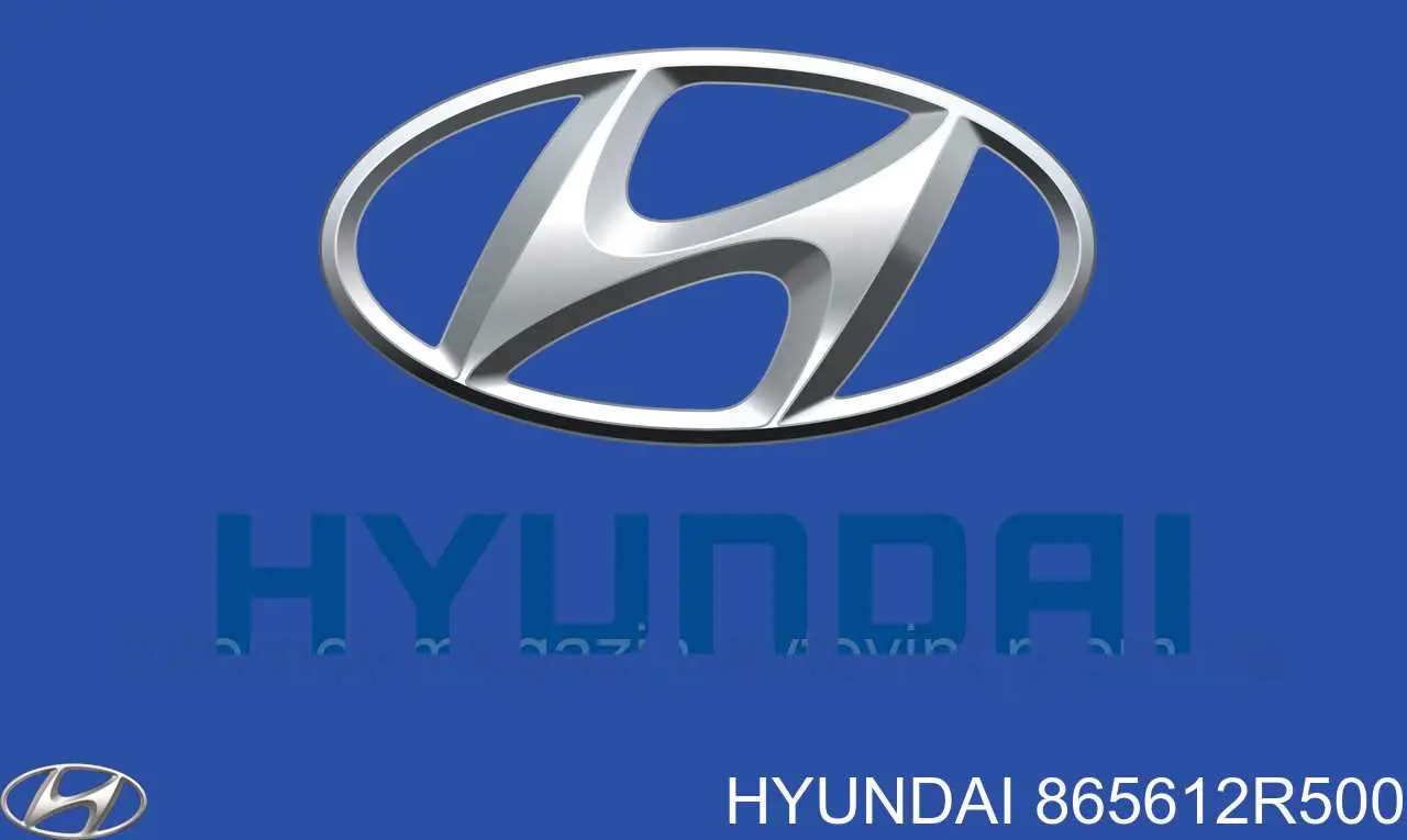 865612R500 Hyundai/Kia grelha do pára-choque dianteiro