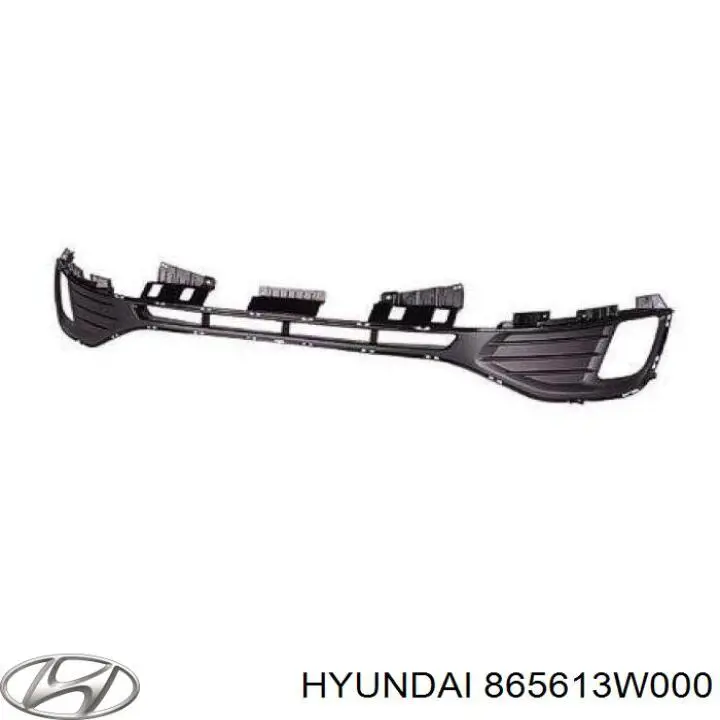 865613W000 Hyundai/Kia решетка бампера переднего центральная