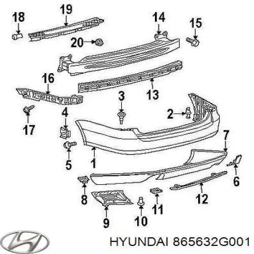  865632G001 Hyundai/Kia