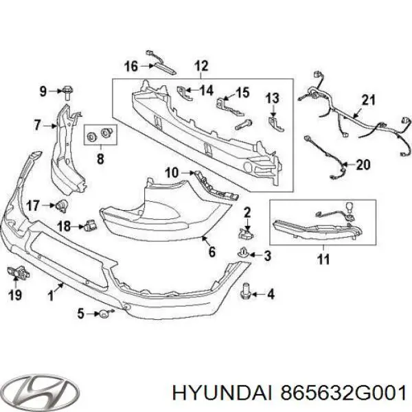 865632G001 Hyundai/Kia 