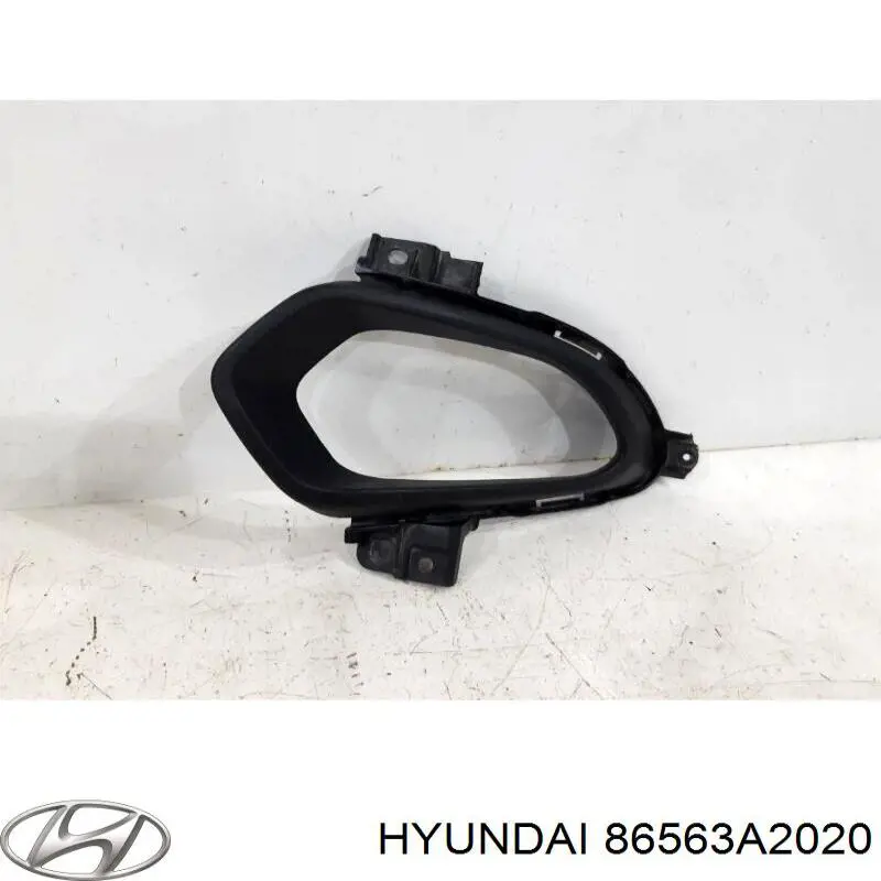 86563A2020 Hyundai/Kia заглушка (решетка противотуманных фар бампера переднего левая)
