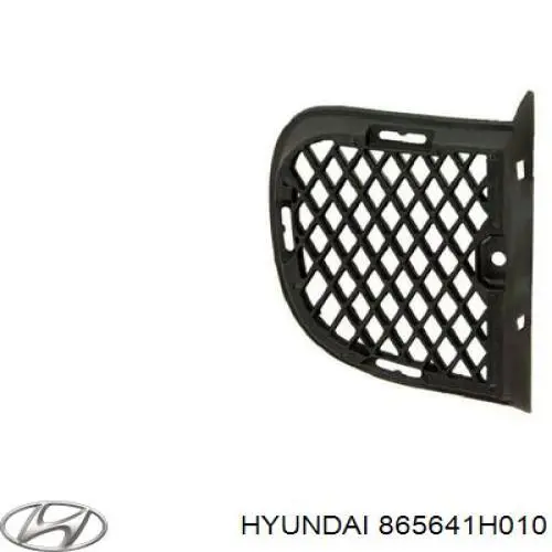 Заглушка, решетка противотуманных фар бампера переднего, правая Hyundai/Kia 865641H010 цена, от 9.66 USD