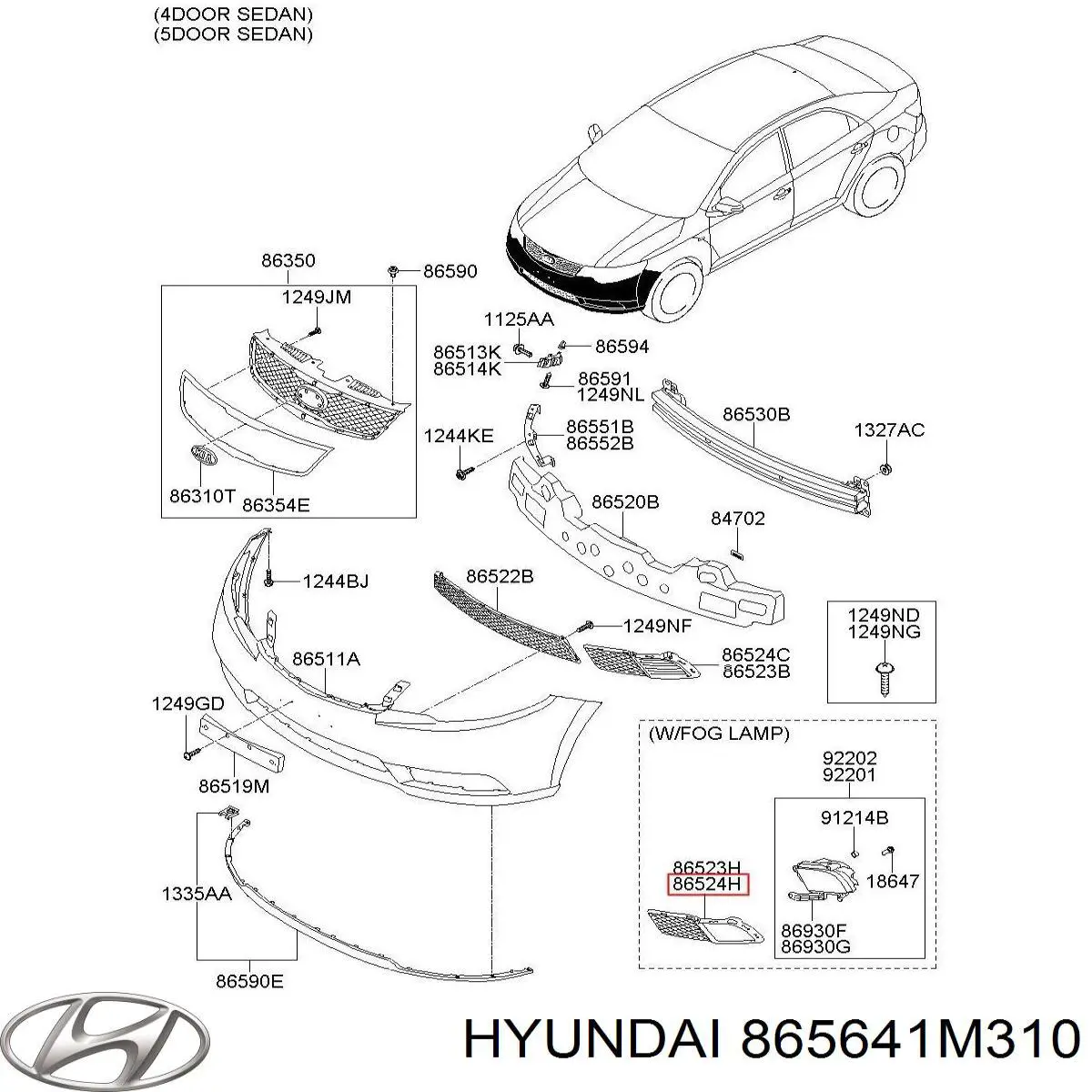 Купить 865641M310 Hyundai/Kia 