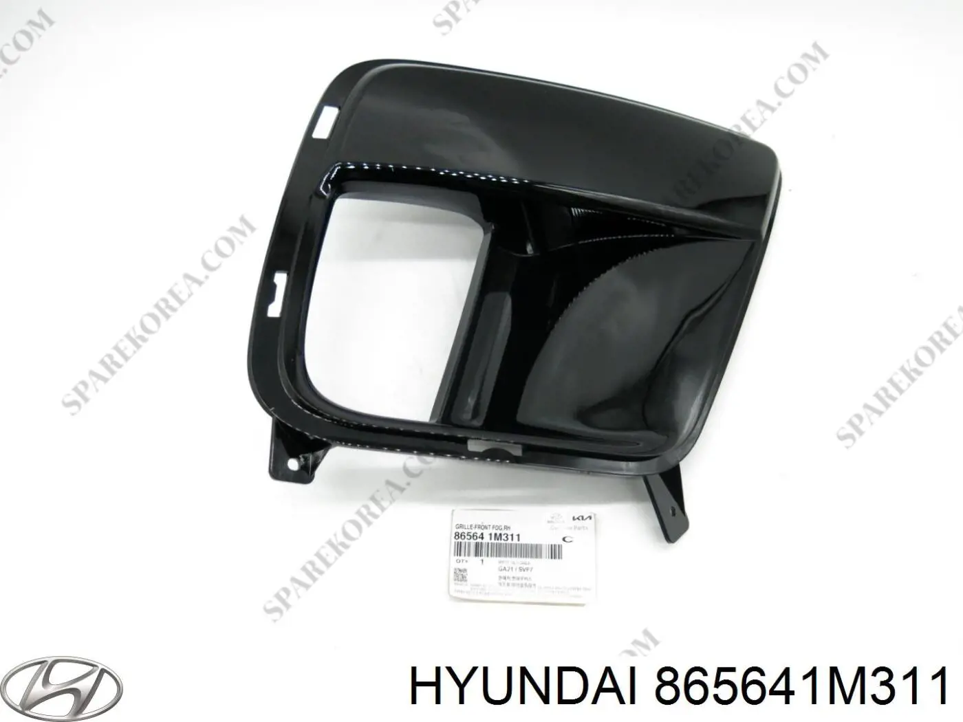 865641m311 Hyundai/Kia ободок (окантовка фары противотуманной правой)