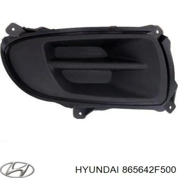 865242F500 Hyundai/Kia Заглушка ПТФ бампера переднего правая