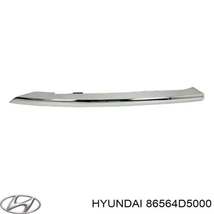 Молдинг бампера переднего правый Hyundai/Kia 86564D5000 цена, от 29.28 USD