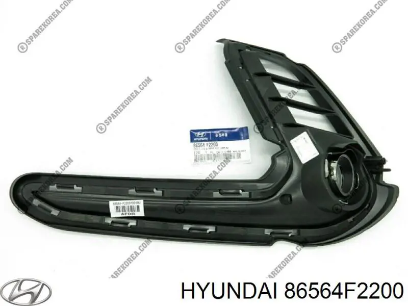 86564F2300 Hyundai/Kia Заглушка ПТФ бампера переднего правая