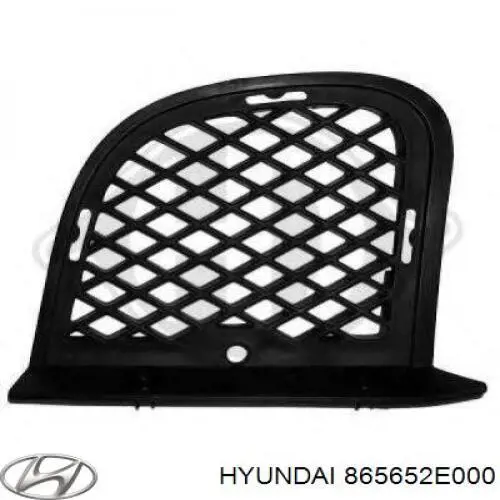 865652E000 Hyundai/Kia решетка бампера переднего левая