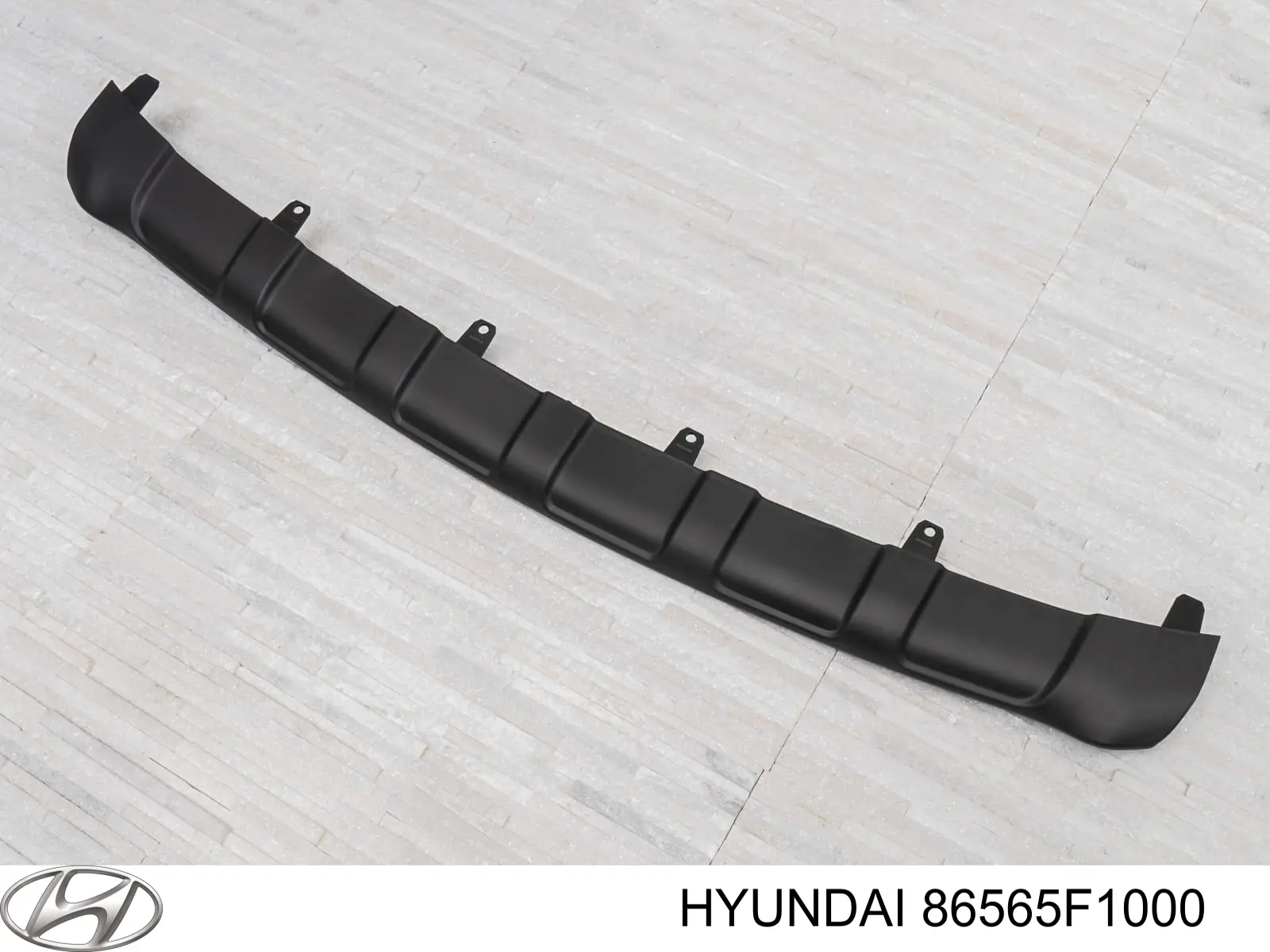 86565F1000 Hyundai/Kia Накладка бампера переднего