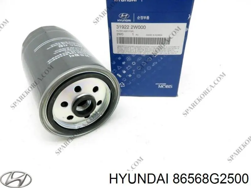 Купить 86568G2500 Hyundai/Kia Дефлектор переднего бампера правый