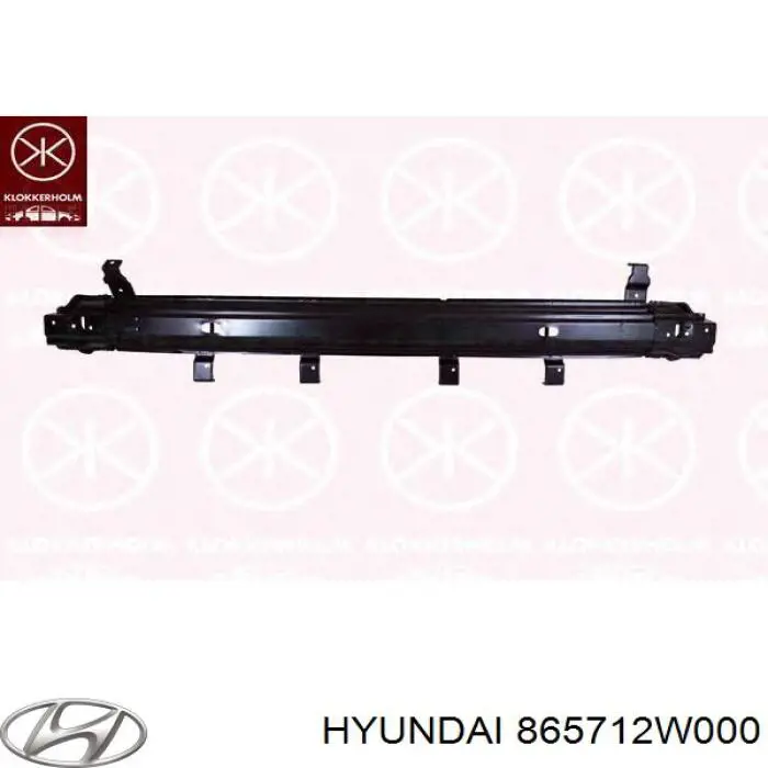 865712W000 Hyundai/Kia reforçador do pára-choque dianteiro