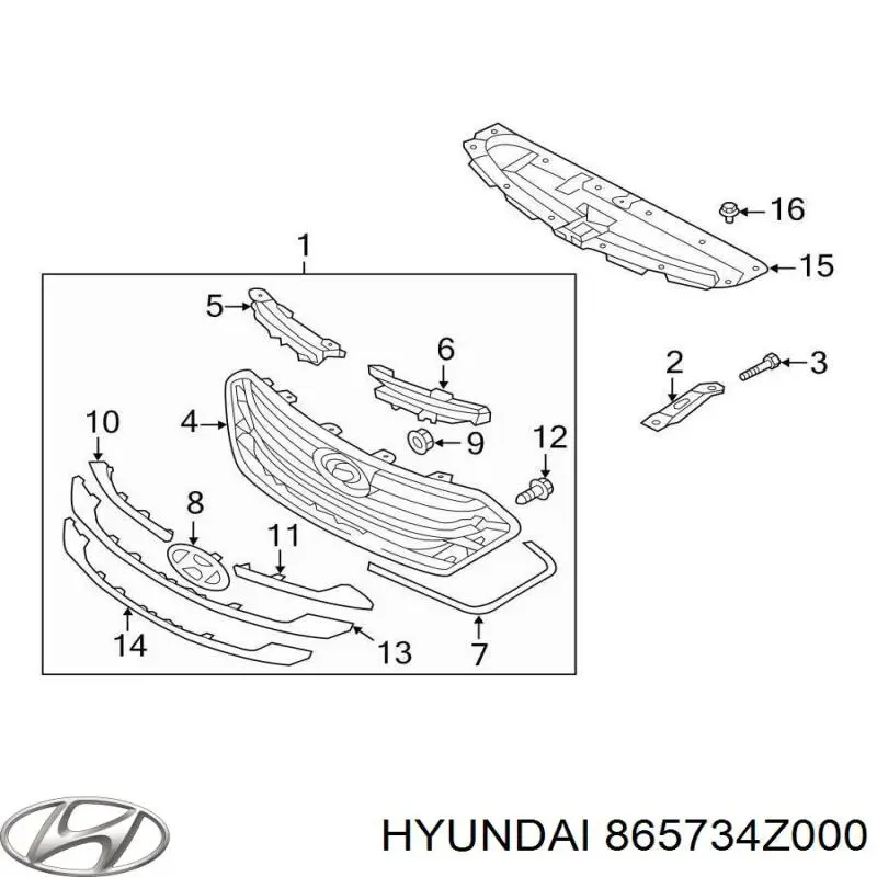 865734Z000 Hyundai/Kia 