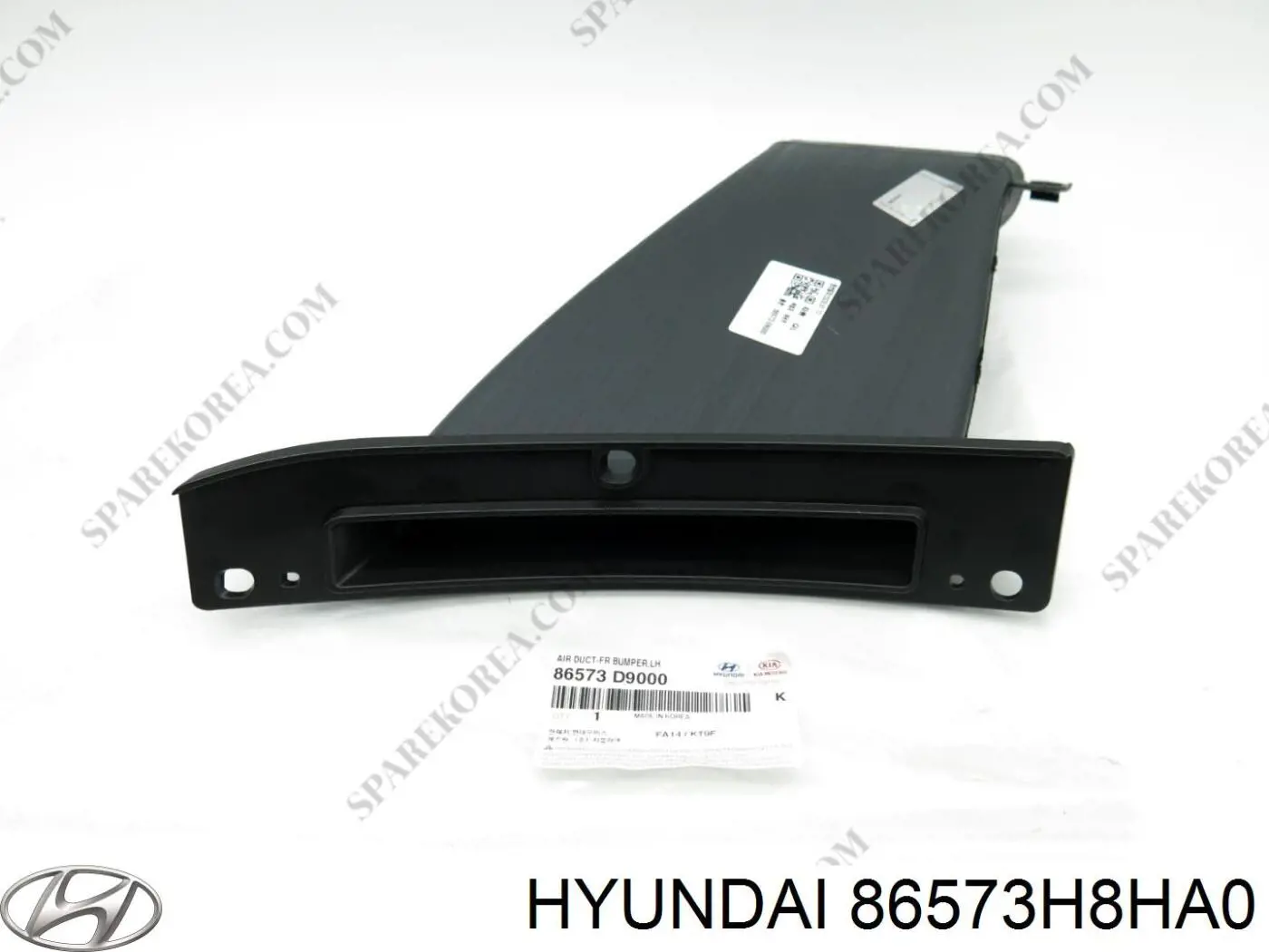 86573H8HA0 Hyundai/Kia Воздуховод тормозного диска левый