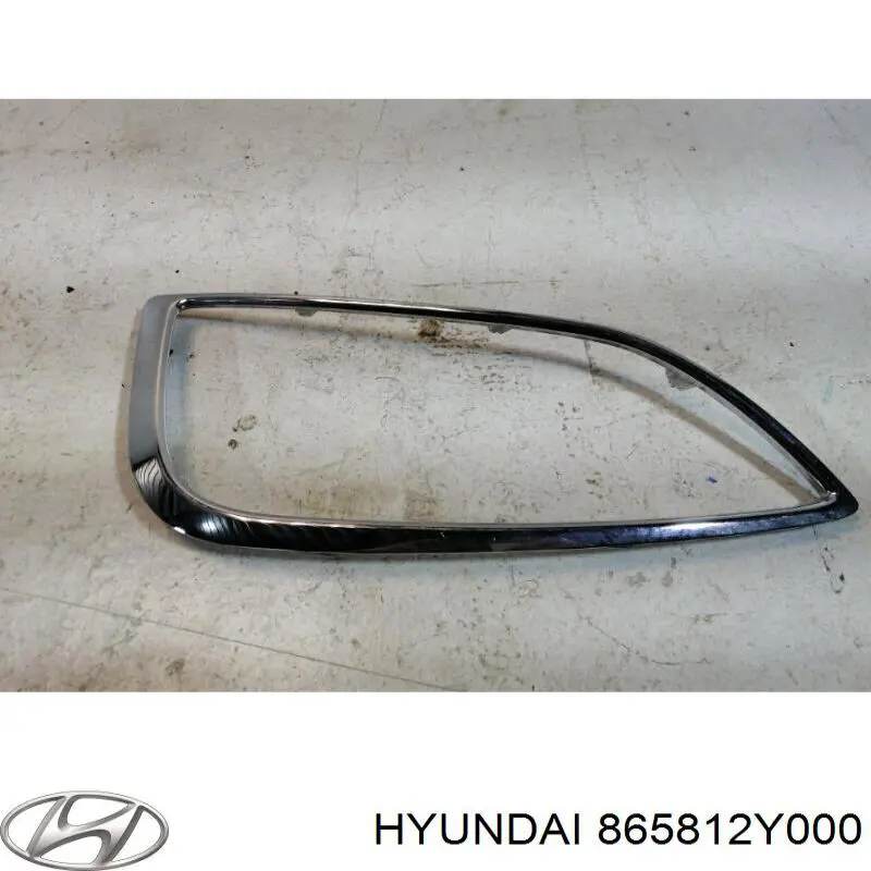 Купить 865812Y000 Hyundai/Kia Ободок/окантовка фары противотуманной, левый