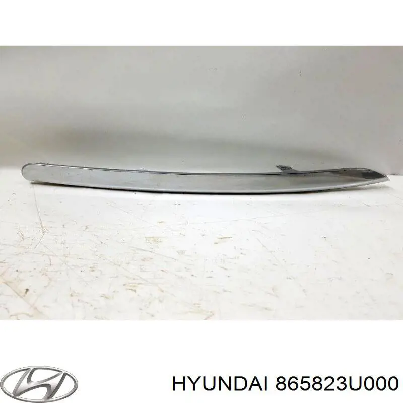 865823U000 Hyundai/Kia moldura direita do pára-choque dianteiro