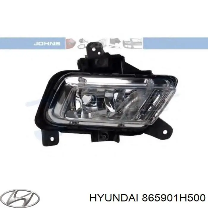 Купить 865901H500 Hyundai/Kia Сплиттер переднего бампера